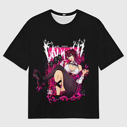 Футболка оверсайз мужская Кафка - Хонкай, цвет: 3D-принт