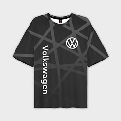 Футболка оверсайз мужская Volkswagen - classic black, цвет: 3D-принт