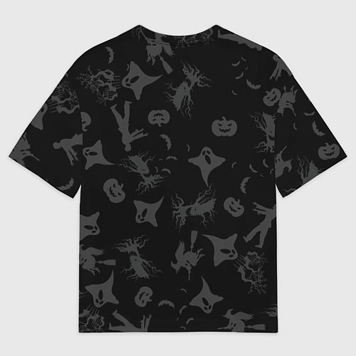 Мужская футболка оверсайз Хэллоуин тематика / 3D-принт – фото 2