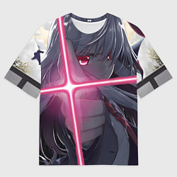 Мужская футболка оверсайз Touhou Project Рейсен Удонгейн Инаба