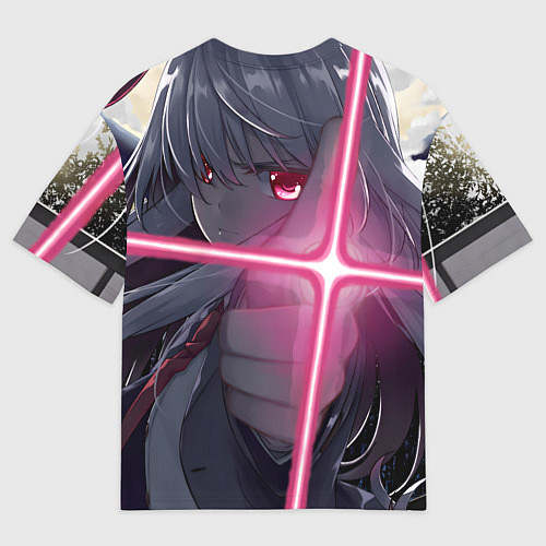 Мужская футболка оверсайз Touhou Project Рейсен Удонгейн Инаба / 3D-принт – фото 2