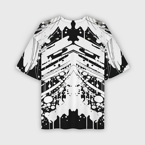 Мужская футболка оверсайз Mirror abstraction - vogue / 3D-принт – фото 2