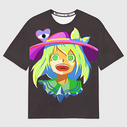 Футболка оверсайз мужская Touhou Project Койши Комейдзи, цвет: 3D-принт