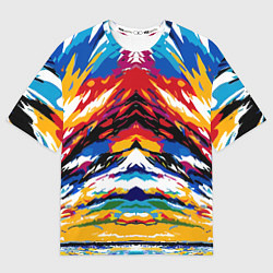 Мужская футболка оверсайз Vanguard abstraction - vogue - art