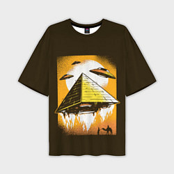 Мужская футболка оверсайз Pyramid launch