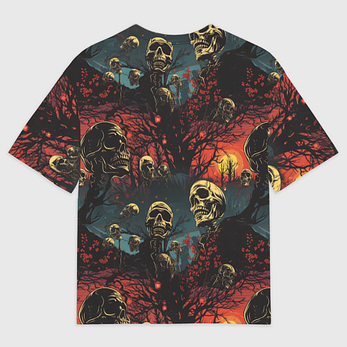 Мужская футболка оверсайз Нечистый дух / 3D-принт – фото 2