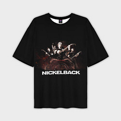 Мужская футболка оверсайз Nickelback brutal