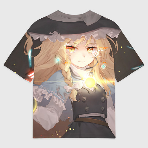 Мужская футболка оверсайз Touhou Project Marisa Kirisame / 3D-принт – фото 2