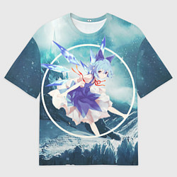 Футболка оверсайз мужская Touhou Project Чирно, цвет: 3D-принт