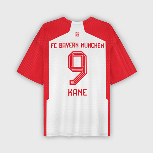 Мужская футболка оверсайз Харри Кейн Бавария Мюнхен форма 2324 домашняя / 3D-принт – фото 2