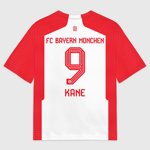 Мужская футболка оверсайз Харри Кейн Бавария Мюнхен форма 2324 домашняя / 3D-принт – фото 2