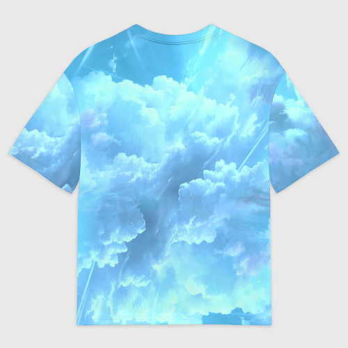 Мужская футболка оверсайз Реинкарнация безработного - персонажи / 3D-принт – фото 2