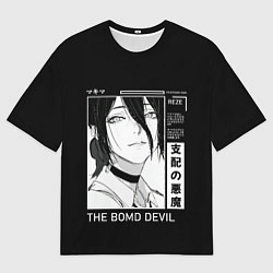 Футболка оверсайз мужская Резе модель - Человек бензопила, цвет: 3D-принт