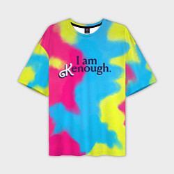 Мужская футболка оверсайз I Am Kenough Tie-Dye