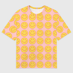 Мужская футболка оверсайз Smiley