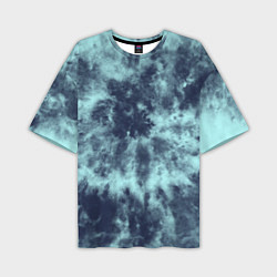 Футболка оверсайз мужская Tie-Dye дизайн, цвет: 3D-принт