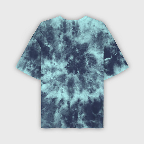 Мужская футболка оверсайз Tie-Dye дизайн / 3D-принт – фото 2