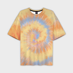 Мужская футболка оверсайз Tie-Dye дизайн