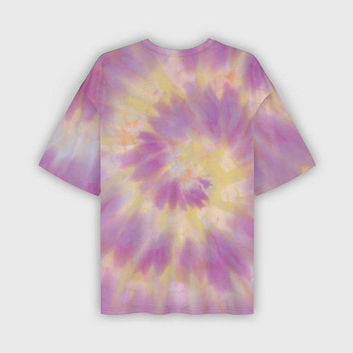 Мужская футболка оверсайз Tie-Dye дизайн / 3D-принт – фото 2