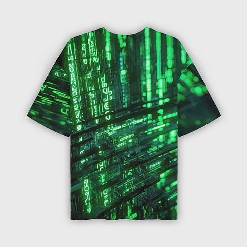 Мужская футболка оверсайз Цифровая текстура / 3D-принт – фото 2