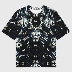 Футболка оверсайз мужская Прайд львов, цвет: 3D-принт