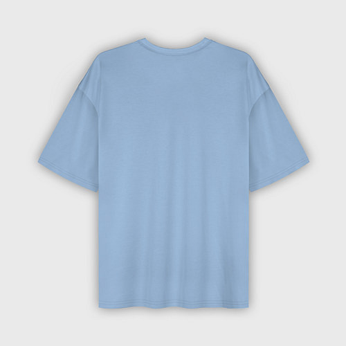 Мужская футболка оверсайз Хищная акула водолаз - будь позитивным / 3D-принт – фото 2