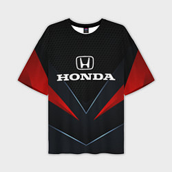 Мужская футболка оверсайз Honda - технологии