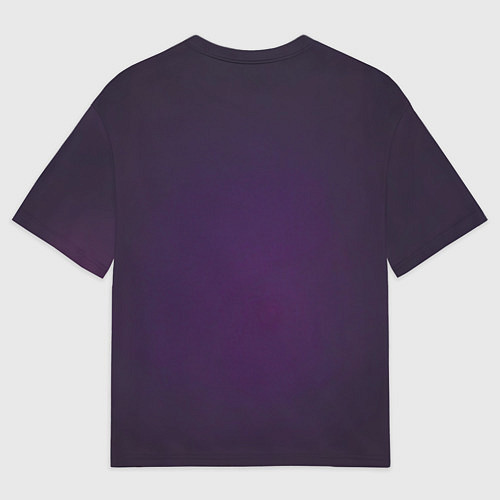 Мужская футболка оверсайз Череп рогатого демона / 3D-принт – фото 2