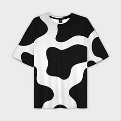 Мужская футболка оверсайз Кожа коровы