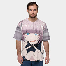Футболка оверсайз мужская Yofukashi no Uta Надзуна Нанакуса, цвет: 3D-принт — фото 2