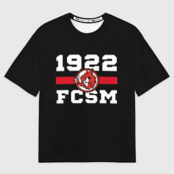 Футболка оверсайз мужская 1922 FCSM, цвет: 3D-принт