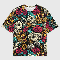 Мужская футболка оверсайз A pattern for a hipster