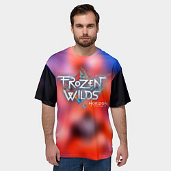 Футболка оверсайз мужская Guerrilla Games Horizon, цвет: 3D-принт — фото 2