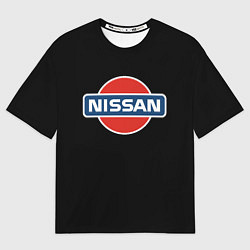 Футболка оверсайз мужская Nissan auto, цвет: 3D-принт