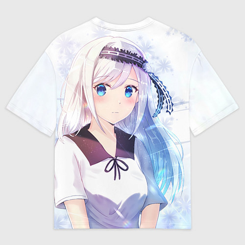 Мужская футболка оверсайз Kaguya-sama wa Kokurasetai Кей Широгане / 3D-принт – фото 2