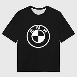 Мужская футболка оверсайз Bmw sport white
