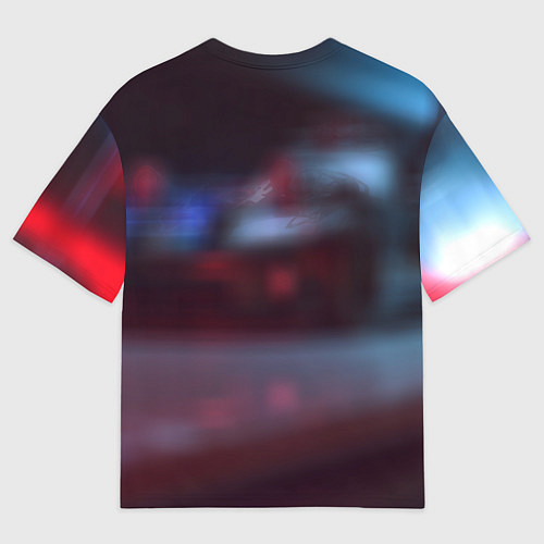 Мужская футболка оверсайз Chevrolet sport auto brend / 3D-принт – фото 2
