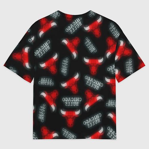 Мужская футболка оверсайз Basketball jordan logo / 3D-принт – фото 2