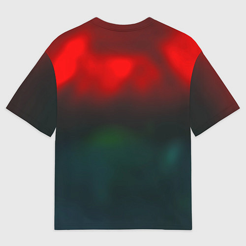 Мужская футболка оверсайз Ракетные войска ПВО / 3D-принт – фото 2