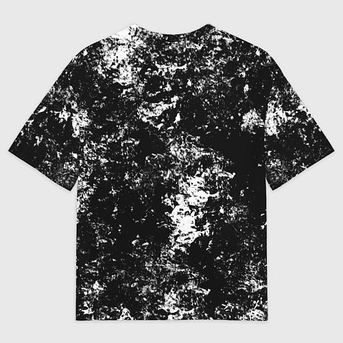 Мужская футболка оверсайз Baldurs gate 3 - black and white / 3D-принт – фото 2