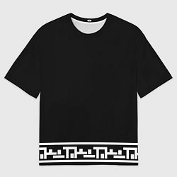 Футболка оверсайз мужская Древние узоры, цвет: 3D-принт
