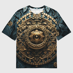 Футболка оверсайз мужская Орнамент в кельтском стиле, цвет: 3D-принт