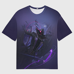 Мужская футболка оверсайз Восхождение в тени - слизь