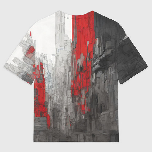 Мужская футболка оверсайз Боевой андроид штурмовик / 3D-принт – фото 2