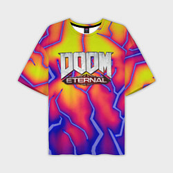 Футболка оверсайз мужская Doom eternal srotm shadow, цвет: 3D-принт