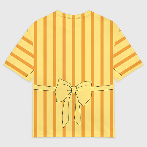 Мужская футболка оверсайз Фартук кота Юкичи / 3D-принт – фото 2