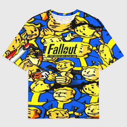 Футболка оверсайз мужская Fallout logo game, цвет: 3D-принт