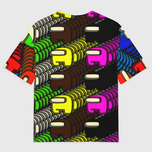 Мужская футболка оверсайз Among us games / 3D-принт – фото 2