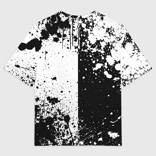 Мужская футболка оверсайз Фрирен - поедает пончик / 3D-принт – фото 2