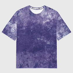 Футболка оверсайз мужская Абстракция - violet color background, цвет: 3D-принт